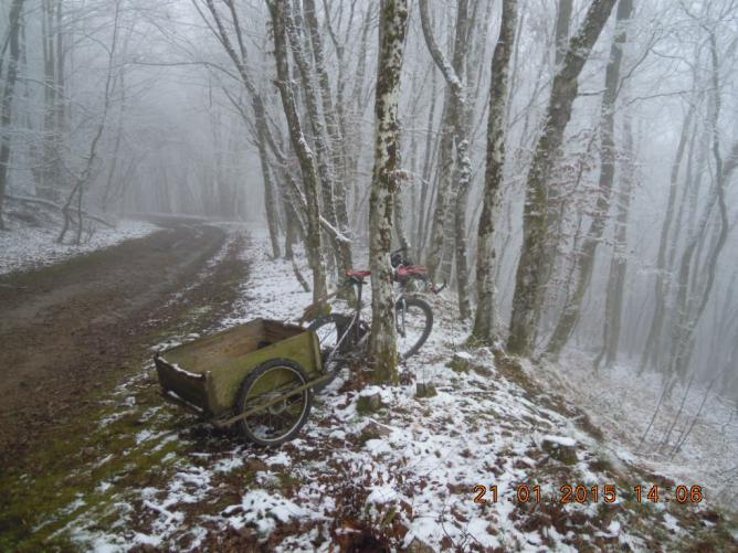 Velo sous la neige 4