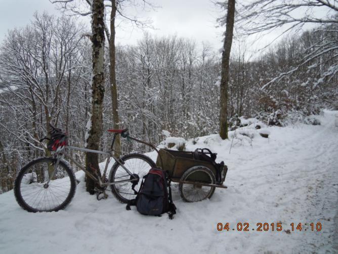 Velo sous la neige 5